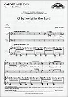 O Be Joyful in the Lord SATB choral sheet music cover Thumbnail